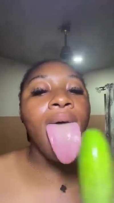 Long tongue nasty girl