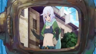 Spongebob watches anime at the wrong time