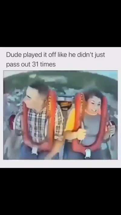 Bro is trying hard to be awake