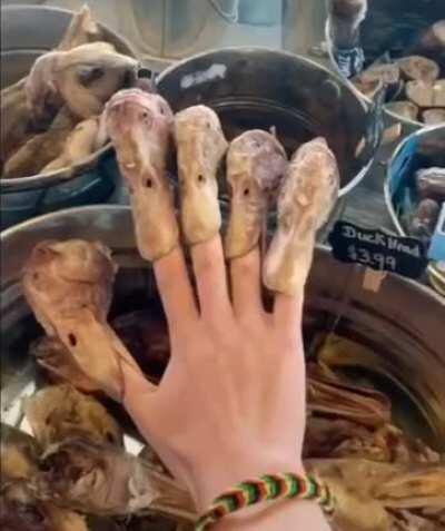 Thanks, I hate duck fingers