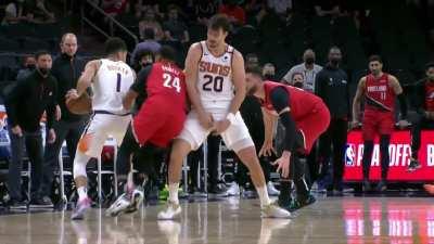 [Highlight] Norman Powell with a huge steal on Booker