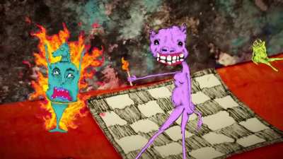 BLUNDER. Done with 2d grease pencil on paper