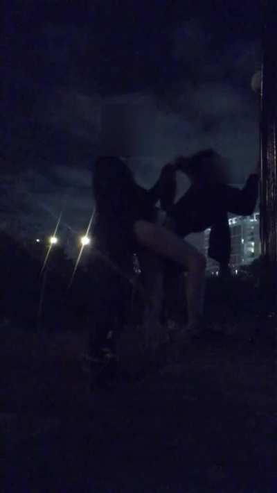 Public Standing Doggy