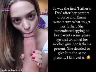 Emma gives the best Father’s Day present