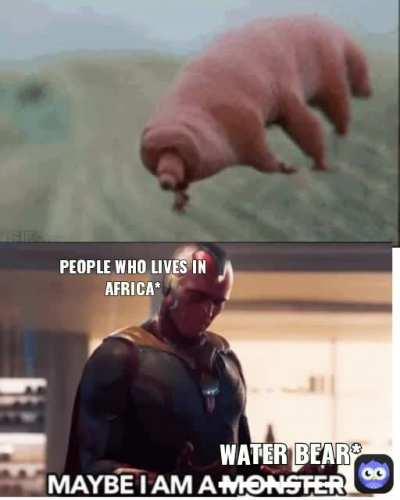 The water bear can go without food or water for more then a decade