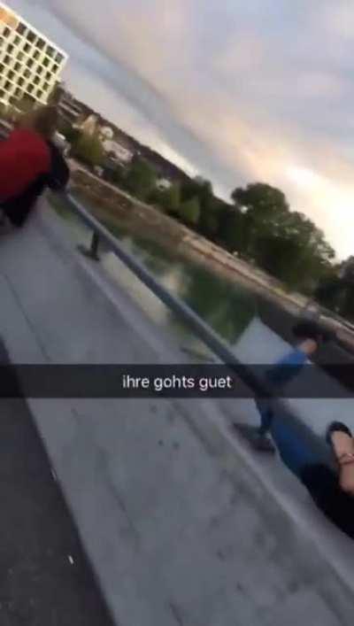 HMC while I jump in the water