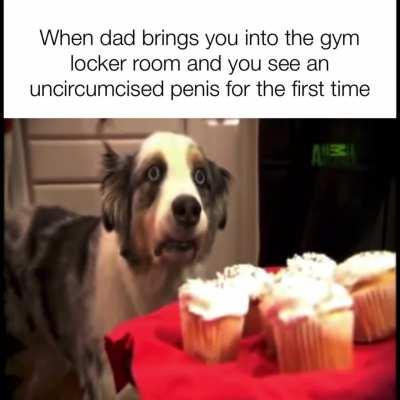 Old people testicles as far as the eye can see