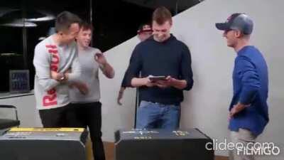 Kvyat imitating compilation - Helmut Marko, Pierre Gasly, and Romain Grosjean [OC] - Streamable Video