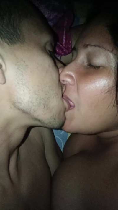 A kiss can say more than a thousand words, this is one of many passionate, sincere and loving kisses with this man