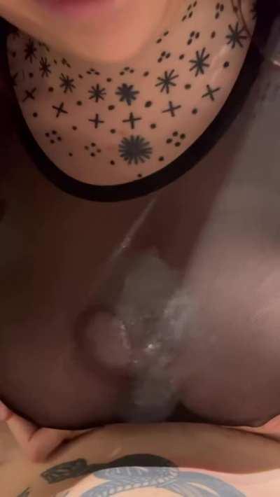 A titfuck in a sheer top is what you need to prepare for the week ahead