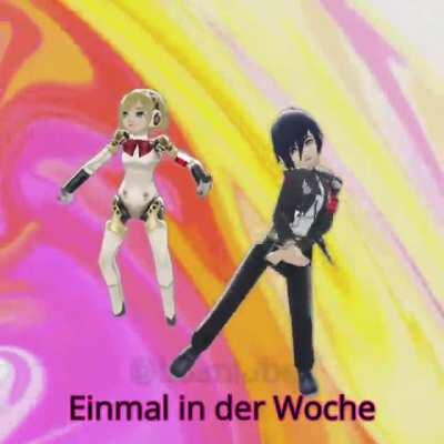 (oc) Learn German with Aigis and Minato!!!!!!!!!!!!!!!!!!!!!!__0 HELLLLOOOOO! WHERES MY SKYLINE CHILI..?I ORDERED 30 MINUTES AGO..