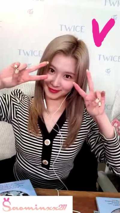 Sana spells love