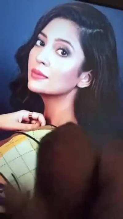 Cum tribute on the petite Barkha Singh. Would have loved to make a double cum tribute but was a dick short 🙈
