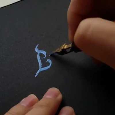 Beautiful calligraphy
