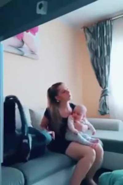 to rock baby to sleep