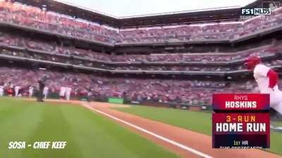 Watch the Rhys Hoskins HR for 7 minutes straight to different audio/angles