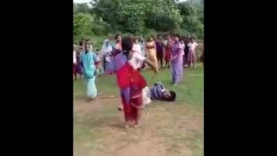 Female lynch mob punishes town rapist