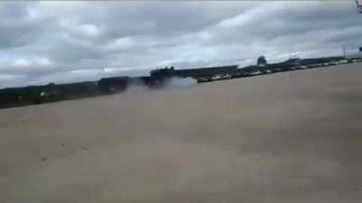 Drag race n°2 in Estonia: Challenger 2 vs Leclerc (hot start)