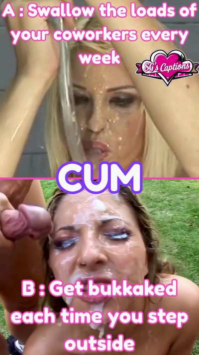 Please, pick Option B four times ;)