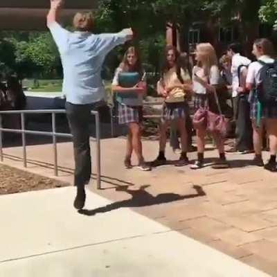 Catching a girl's eye