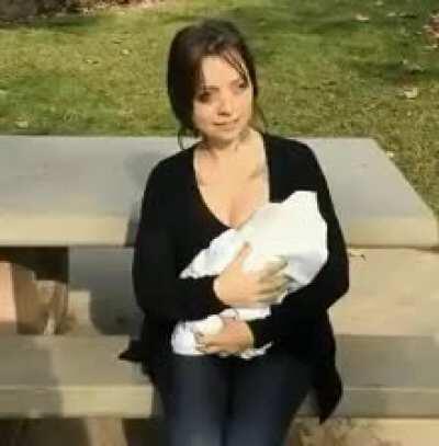 Using her tits how he wants