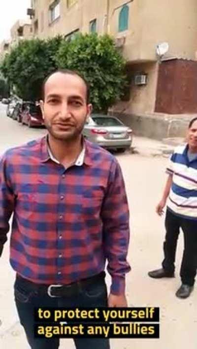 Brutal self-defense technique