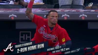 [Highlight] [Highlight] Travis d'Arnaud hits his second home run of the game this time only 433 feet.