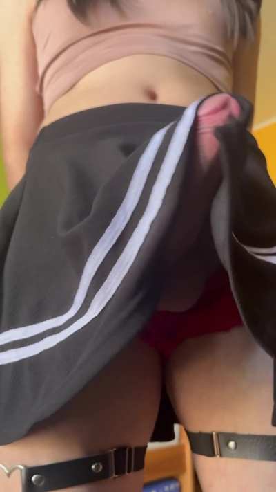 How hard are you trying not to drool over my fat girlcock right now