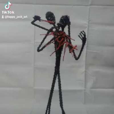 Steel wire sculptures I made [Self]