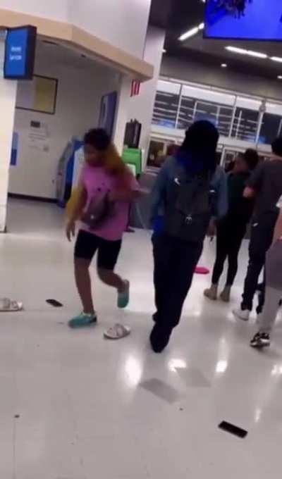 walmart brawl turns into warzone