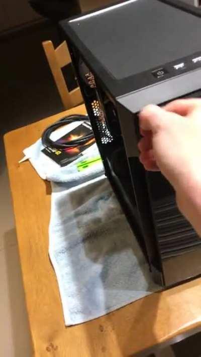 If I did this without it breaking, how are so many people shattering their panels?