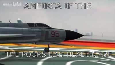 america if poor people had healthcare:💀💀💀
