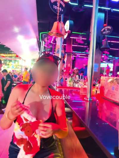 When husband commands you to strip in public 😉