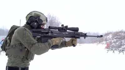 The GM6 Lynx, a semi-automatic bullpup .50cal rifle, should be the new standard-issue service rifle. Prove me wrong.