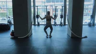 Gringa Gostosa Rebolando na Academia - Nastya Nass 