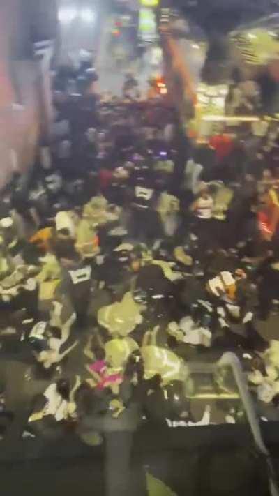 Itaewon, South Korea, Halloween party accident on the street