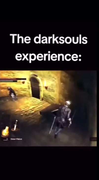 The beginning of Darksouls 💀