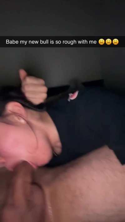 My BF has finally allowed me to see bulls on the side, but he’s not quite ready to watch it in person. So every night i’m with a bull I send him vids of what we get up to. Sometimes he opens them & doesn’t respond, and I know it’s because seeing me ha