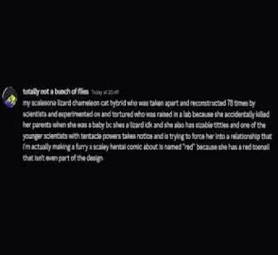 fursonas be like (satire trust me):