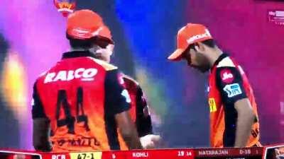 David Warner is practically an Indian now with that head bobble!