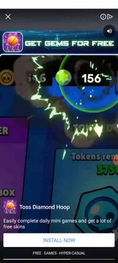 I found a stupid ad with brawl stars