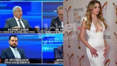 MHP Eski Milletvekili Ahmet Çakar, oyuncu Melis Sezen’i hedef aldı: “Geçen gün bir galaya çağırdılar. Bir kıyafet giymiş o kıyafet kanunen suç. Çünkü göğüs dekoltesi tamamıyla açık toplum içinde kendini gösteriyor. Yani sütyen yok.” Şaka gibi ülke ya
