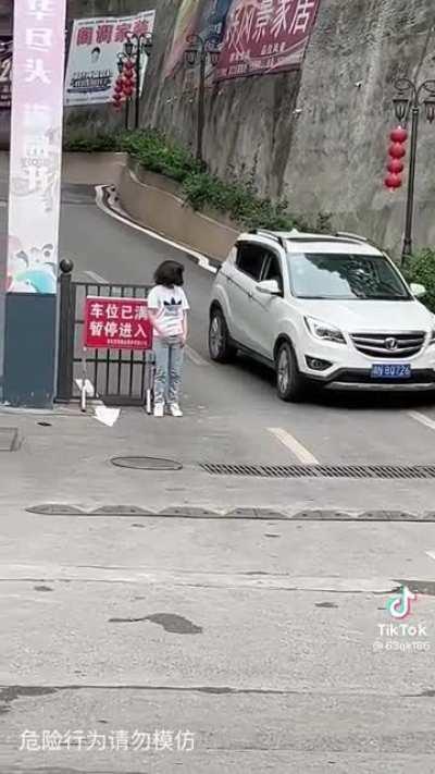 She must be freezing