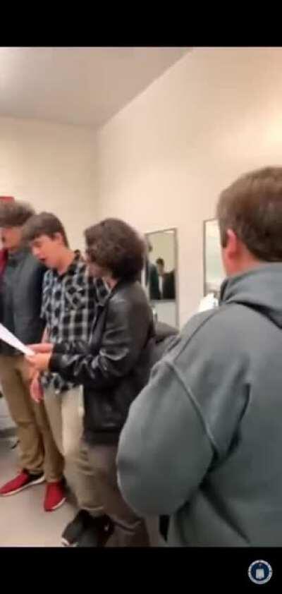 Me and the boys getting ready to go on a trip to Ireland