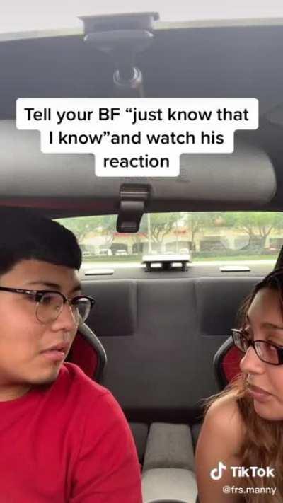 I guess she knows now