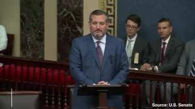 Ted Cruz Throws a Tantrum Over Being Made To Wear a Mask in the Chamber