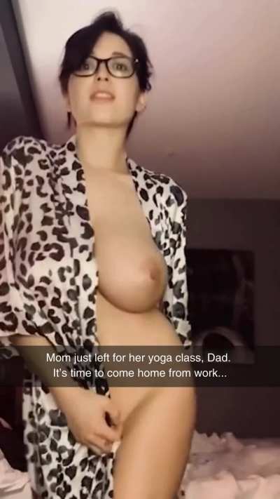 My daughter loves to tempt me to leave work early 