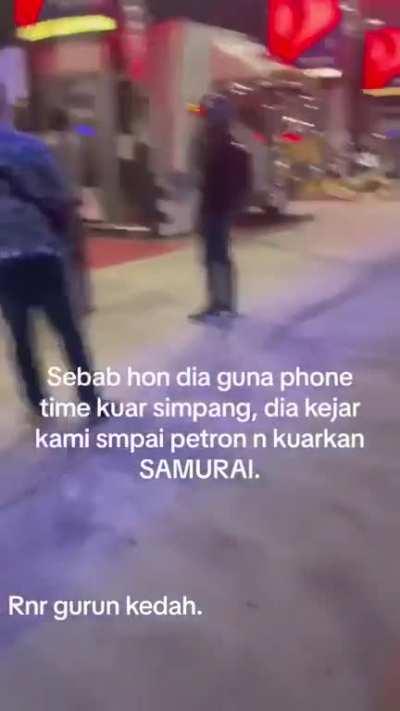 Kedah man pulled out samurai sword after someone honked at him