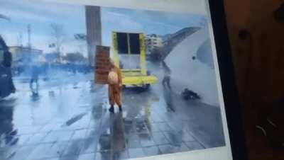 Fun with water cannons