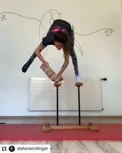 Balancing on some rocks